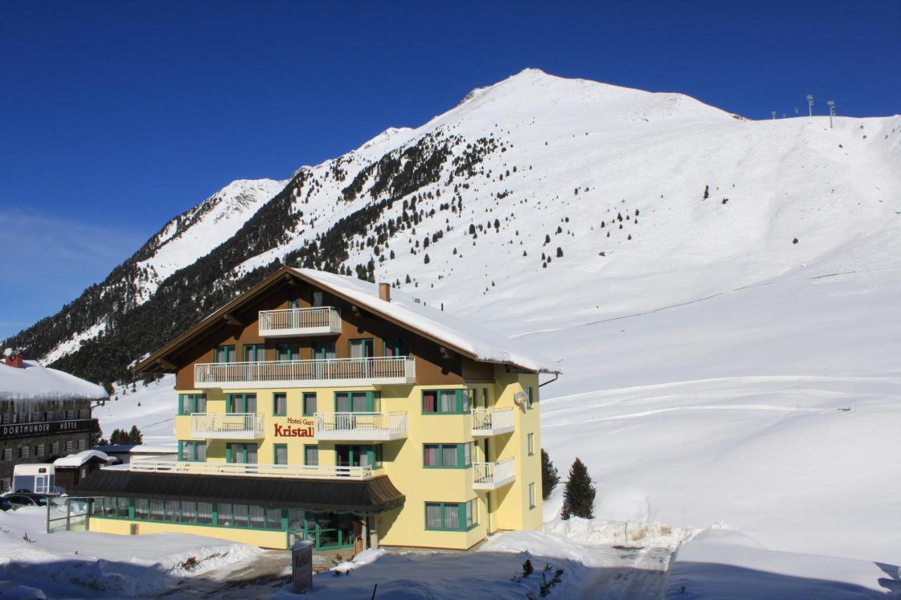 Hotel Garni Kristall Kühtai Exterior foto